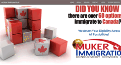 Desktop Screenshot of mukerimmigration.com