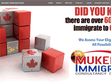 Tablet Screenshot of mukerimmigration.com